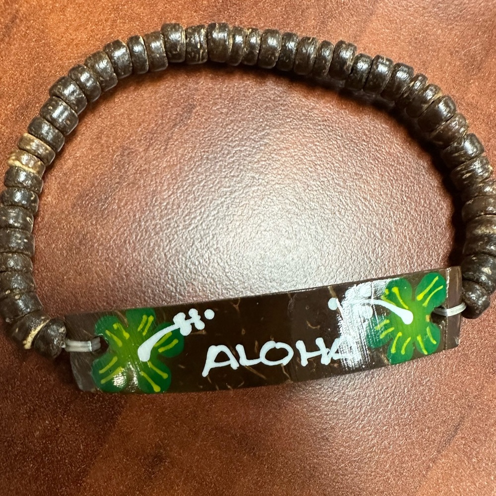 NEW Sea Turtle Necklace with Hawaiian Aloha Bracelet Set - Picture 5 of 8